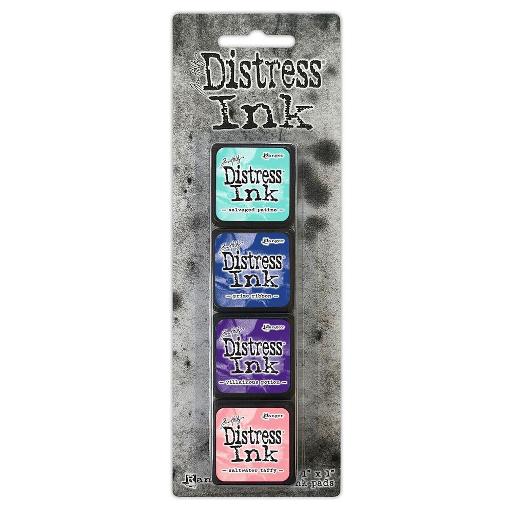 Tim Holtz Distress Mini Ink Pads 4/Pkg - Kit 17
